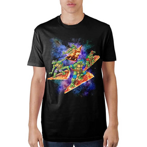 Teenage Mutant Ninja Turtles "Pizza Surfing In Space" T-Shirt