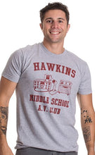 Load image into Gallery viewer, Hawkins Middle School A.V. Club (Stranger Things) Vintage Style 80s Costume AV Hawkins T-Shirt