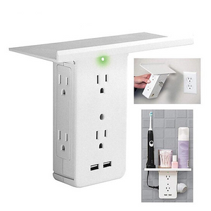 Executive Shelf Multi Charge Wall Outlet