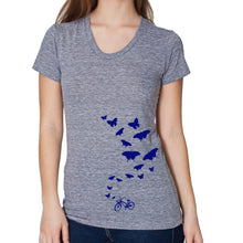 Load image into Gallery viewer, Lazy Sunday... Butterflies and Bikes, Women&#39;s Shirt