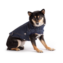 Load image into Gallery viewer, Elasto-Fit Denim Dog Jacket