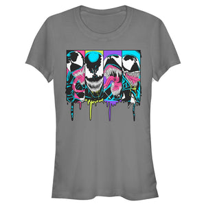 Junior's Marvel Neon Venom T-Shirt