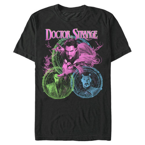 Men's Marvel Doctor Strange STRANGE TIMES THREE T-Shirt