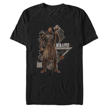 Load image into Gallery viewer, Men&#39;s Marvel Black Panther Wakanda Forever Mbaku Pattern T-Shirt