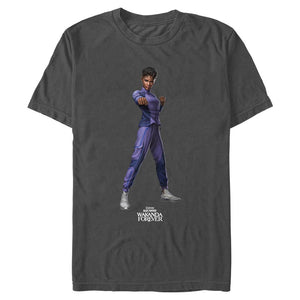 Men's Marvel Black Panther Wakanda Forever Shuri Blank T-Shirt