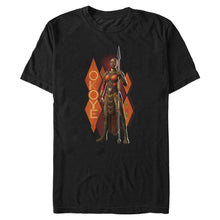 Load image into Gallery viewer, Men&#39;s Marvel Black Panther Wakanda Forever Okoye Pattern T-Shirt