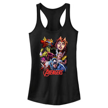 Load image into Gallery viewer, Junior&#39;s Marvel Avengers Classic Group Collage Tank Top