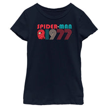 Load image into Gallery viewer, Girl&#39;s Marvel Spider-Man Beyond Amazing SPIDERMAN 1977 RETRO T-Shirt