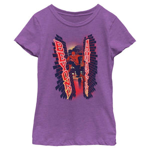 Girl's Marvel Spider-Man Beyond Amazing WALL CLIMB BEYOND T-Shirt