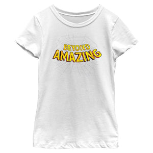 Girl's Marvel Spider-Man Beyond Amazing WEB BEYOND SPIDEY T-Shirt