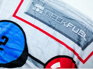 NINTENDO Power Pad Homage, POWER BLANKET, Very Soft, Plush Throw Blanket. Geek Fuel Exclusive