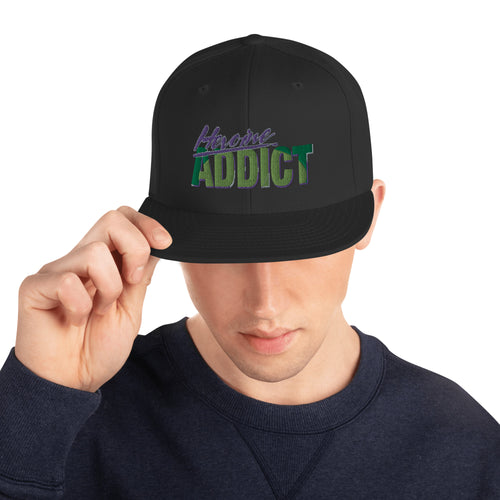 Heroine Addict (SHE HULK inspired, Full Tone Design) Embroidered Snapback Hat