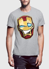 Load image into Gallery viewer, Funny Face IRON MAN Mask T-Shirt (Marvel Comics) Humor