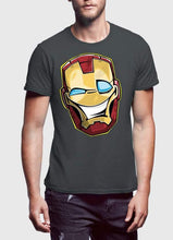 Load image into Gallery viewer, Funny Face IRON MAN Mask T-Shirt (Marvel Comics) Humor