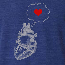 Load image into Gallery viewer, Mens &quot;Heart Thinking Heart&quot; T Shirt