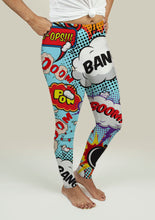 Load image into Gallery viewer, Leggings with Comic Speech Bubbles,  available in multiple sizes