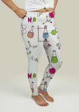 Load image into Gallery viewer, Leggings with Chemistry Pattern, available in multiple sizes