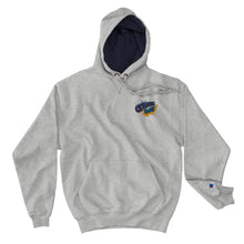 Load image into Gallery viewer, Ottomic Blue &quot;Comic Logo&quot; Embroidered Champion Hoodie