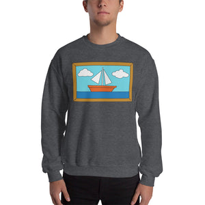 The Simpsons"Living Room Painting" Inspired Unisex Sweatshirt. Available in various colors and sizes