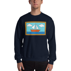 The Simpsons"Living Room Painting" Inspired Unisex Sweatshirt. Available in various colors and sizes