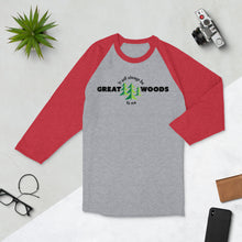 Load image into Gallery viewer, &quot;It Will Always Be Great Woods To Me&quot; 3/4 Sleeve Unisex Raglan Shirt