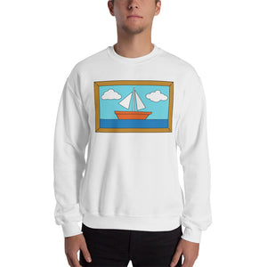 The Simpsons"Living Room Painting" Inspired Unisex Sweatshirt. Available in various colors and sizes