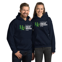 Load image into Gallery viewer, &quot;It Will Always Be Great Woods To Me&quot; Large Logo in White, Unisex Hoodie