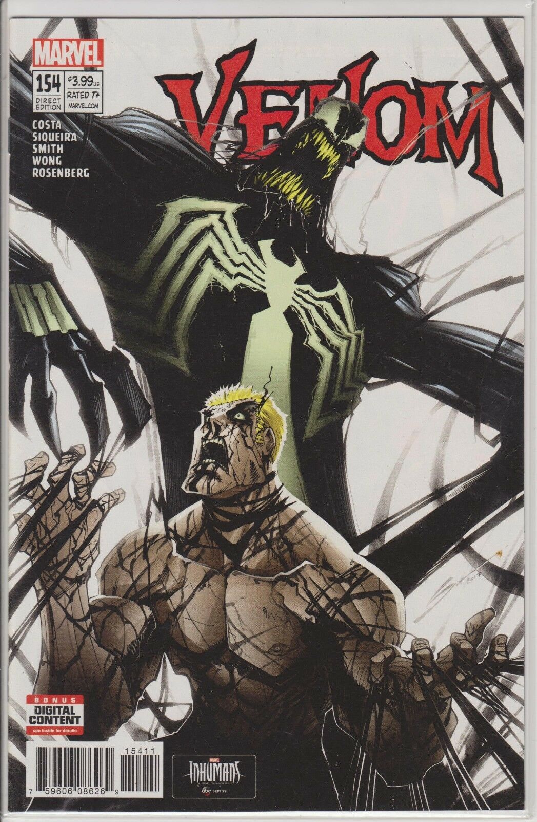 VENOM #154 , NM/M 2017, Eddie Brock is Back Costa, Smith Wong