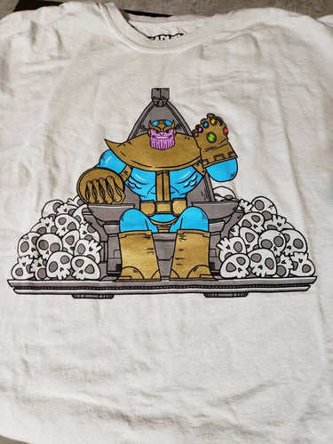 THANOS on his Throne. Infinity Saga XXL T Shirt, Loot Crate Limited Edition Exclusive