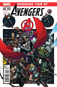 MARVEL GUARDIANS OF THE GALAXY: TEAM UP - AVENGERS #1 EXCLUSIVE Collector Corps Variant VF/NM