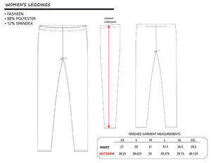 Leggings with Chemistry Pattern, available in multiple sizes