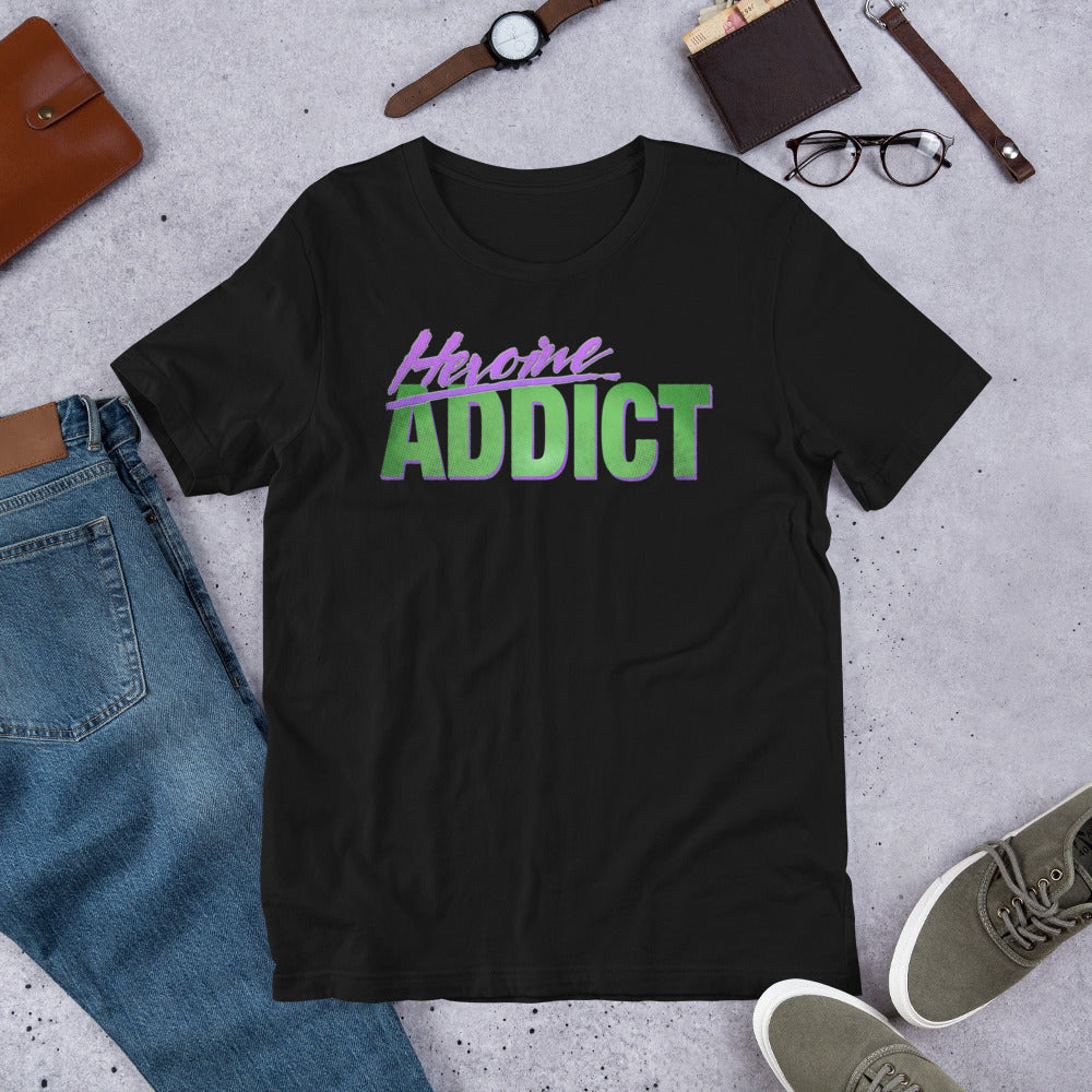 Heroine Addict (SHE HULK inspired, Half Tone Design) Unisex Staple T-Shirt | Bella + Canvas 3001