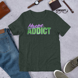 Heroine Addict (SHE HULK inspired, Half Tone Design) Unisex Staple T-Shirt | Bella + Canvas 3001