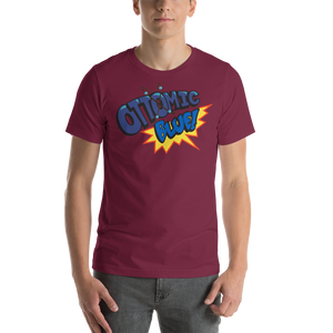OTTOMIC BLUE "Comic Logo" Short-Sleeve Unisex T-Shirt.  Available in various colors and sizes