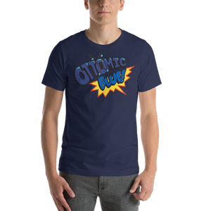 OTTOMIC BLUE "Comic Logo" Short-Sleeve Unisex T-Shirt.  Available in various colors and sizes