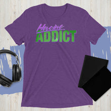 Load image into Gallery viewer, Heroine Addict (SHE HULK inspired, Full Tone Design) Unisex Tri-Blend T-Shirt | Bella + Canvas 3413